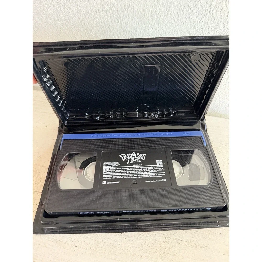 Vintage Pokemon 4Ever VHS 2003 Pikachu